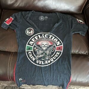 Like new Affliction woman’s shirt Large
